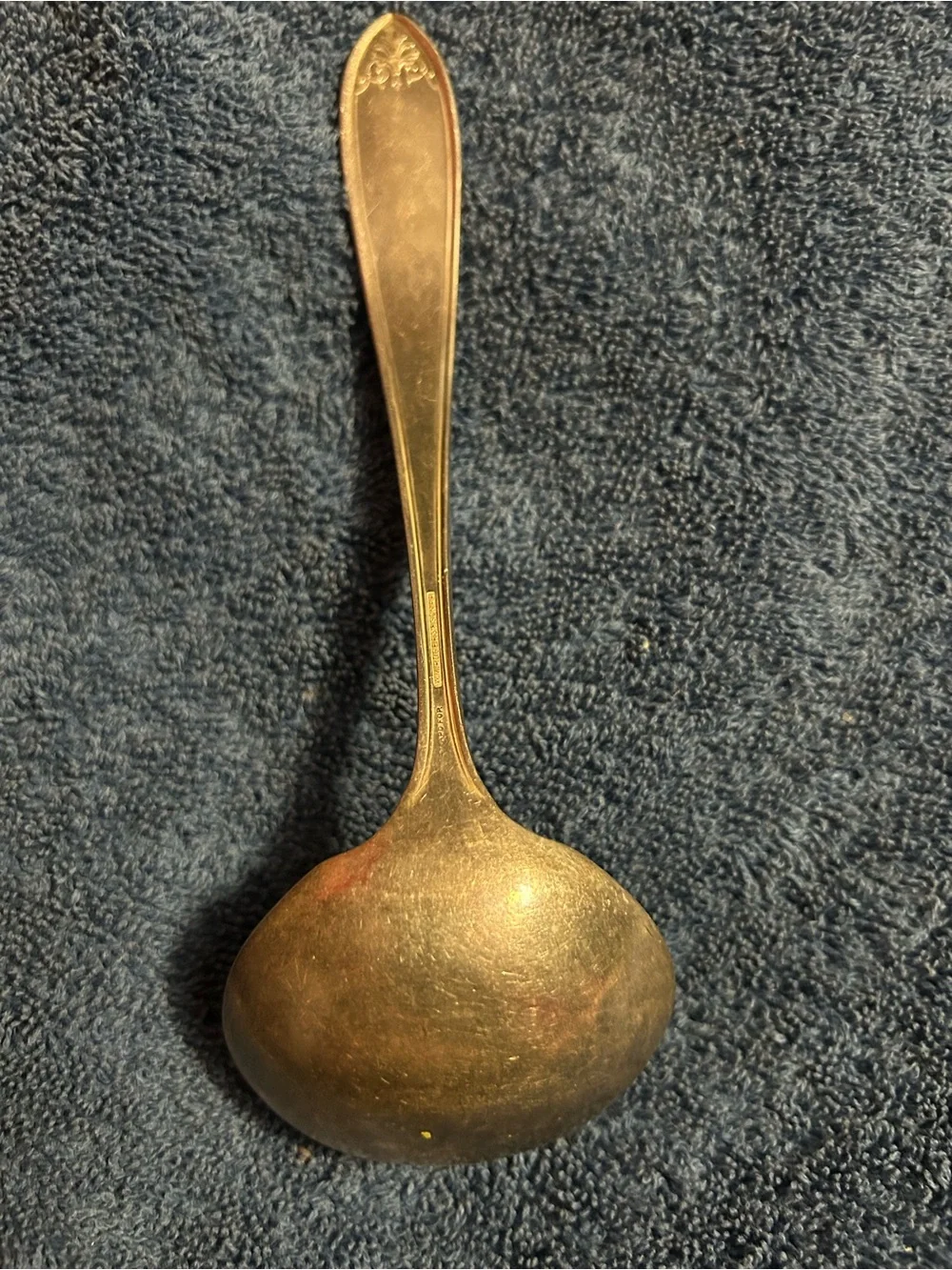 Antique-Style Serving Ladle - Silver Finish